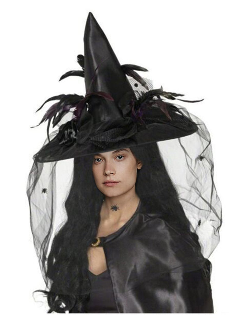 Fashion Halloween Spider Witch Hat - Landing Closet
