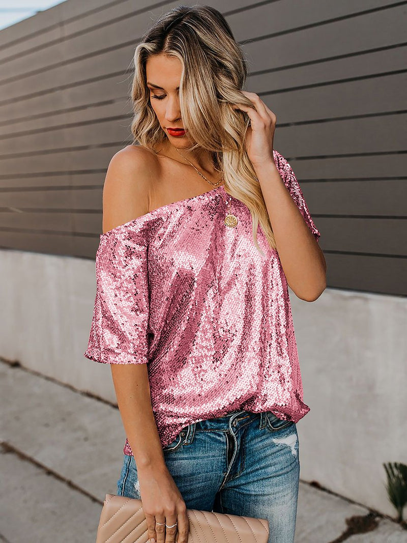 One Step Ahead Sequin Top