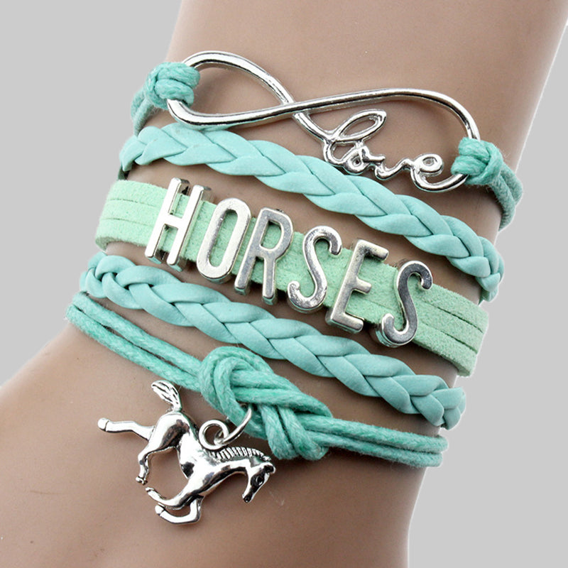 Fashion Daily Letter Split Joint Bracelets