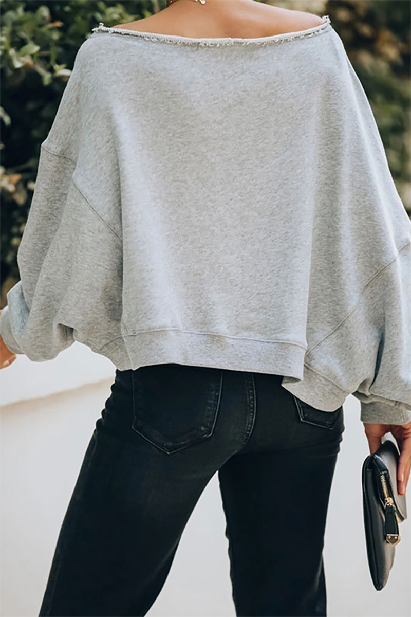 Up And Away Off Shoulder Hoodie