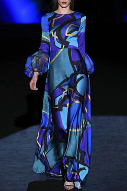 Elegant Geometric Patchwork Dresses