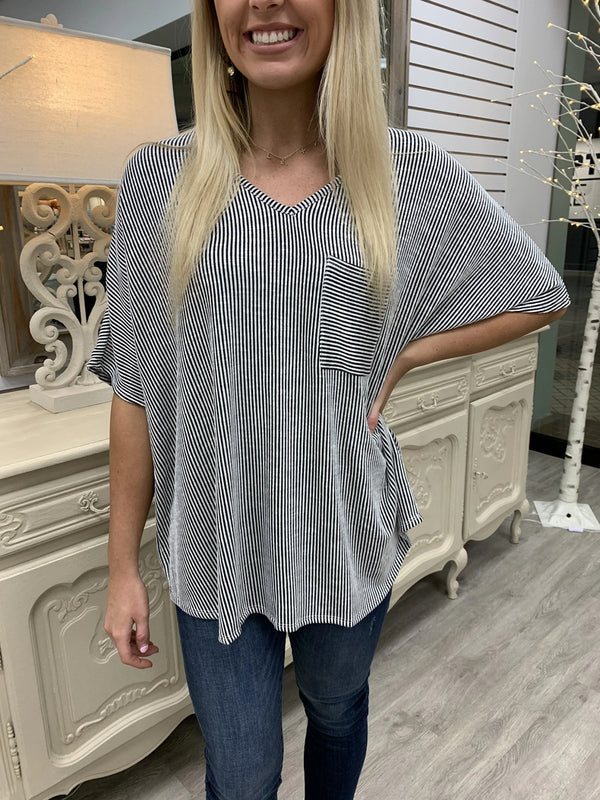 Casual V Neck Short Sleeve Blouse Top