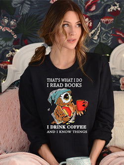 That's What I do Crew Neck Long Sleeve Sweartshirts