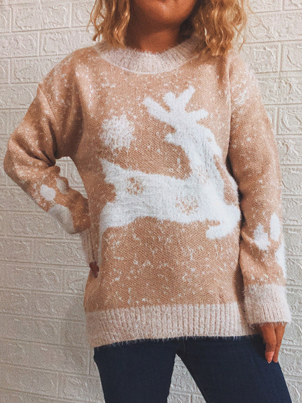 Casual Long Sleeve Xmas Sweater