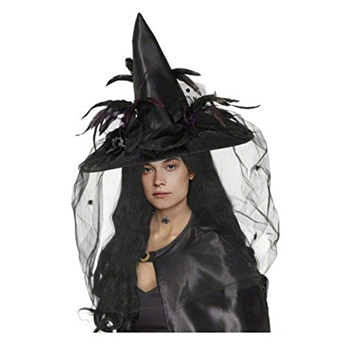 Fashion Halloween Spider Witch Hat (US Local Warehouse)