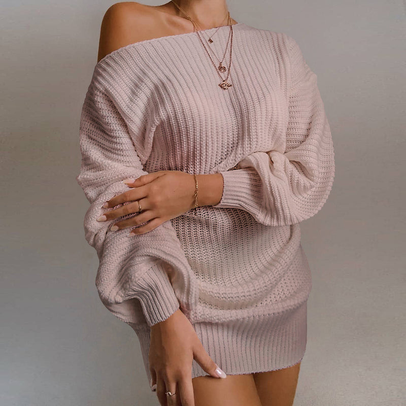 Off Shoulder Casual Pullover Sweater