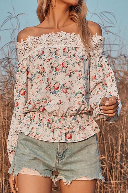 Hot Girl Summer Printed Lace Top - 2 Colors