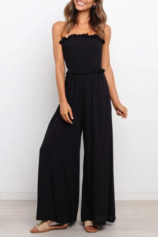 Count on Me Strapless Utility Jumpsuit