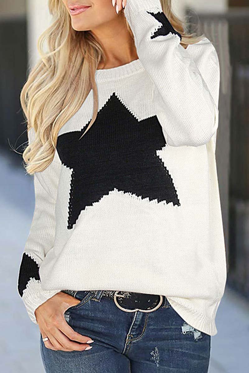 Star Shaped Sweater 3 Colors