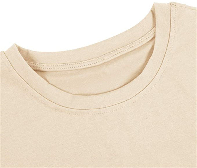 Short Sleeve Round Neck T-Shirt Printed Queen