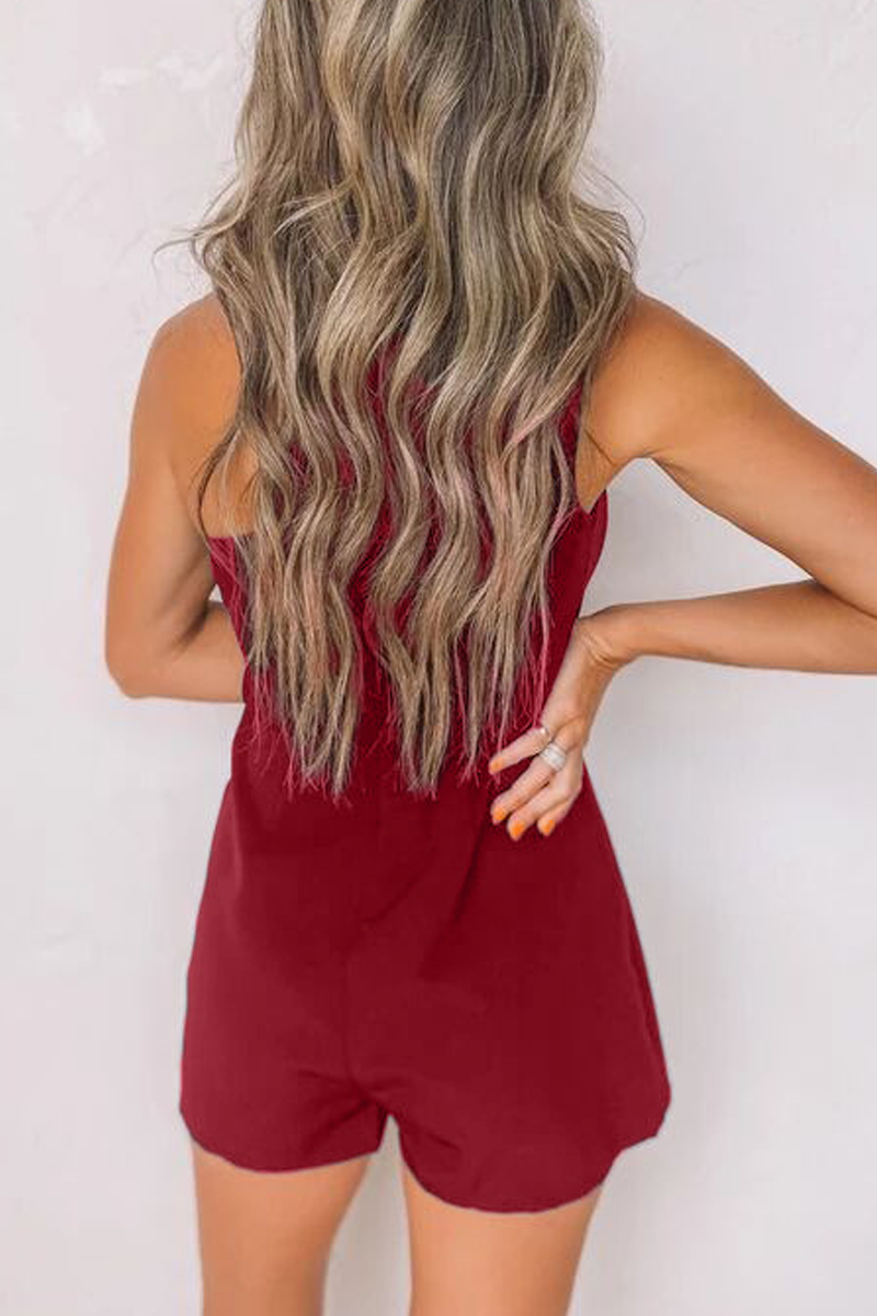 Forgetting The Past One Shoulder Romper
