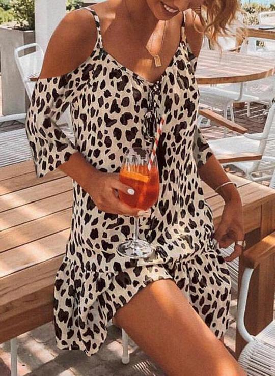 Amazon.com: VNBNT Leopard Maxi Dress for Women Cheetah Print Dress with  Pockets Short Sleeves Brown Maxi Dress for Women : Clothing, Shoes & Jewelry