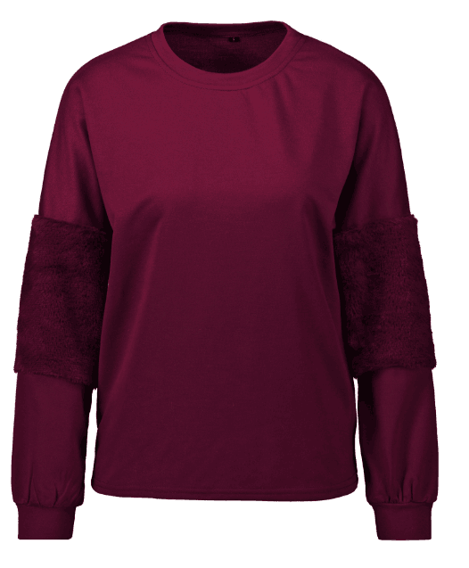 7/12 Plush Cotton Long-Sleeved Loose  Sweater Oversized Baggy Tops - Landing Closet
