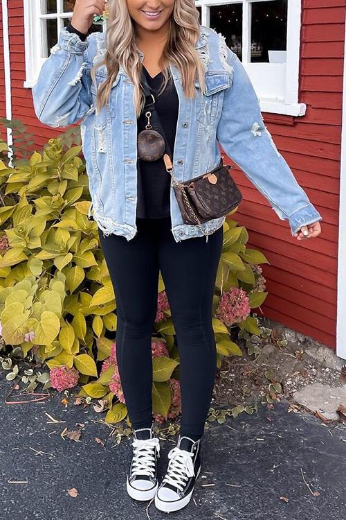 Ripped Denim Jackets