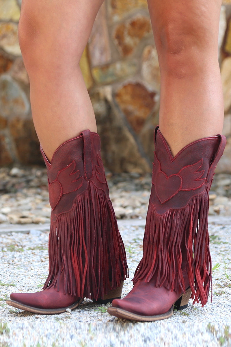 Fringe Western Boots