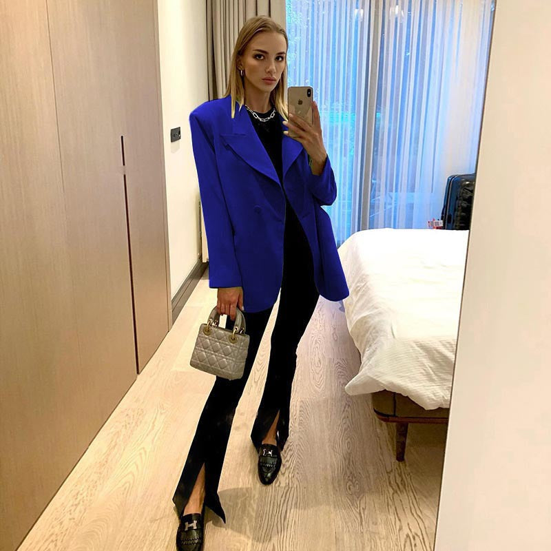 Casual Oversize Solid Color Jacket Coat