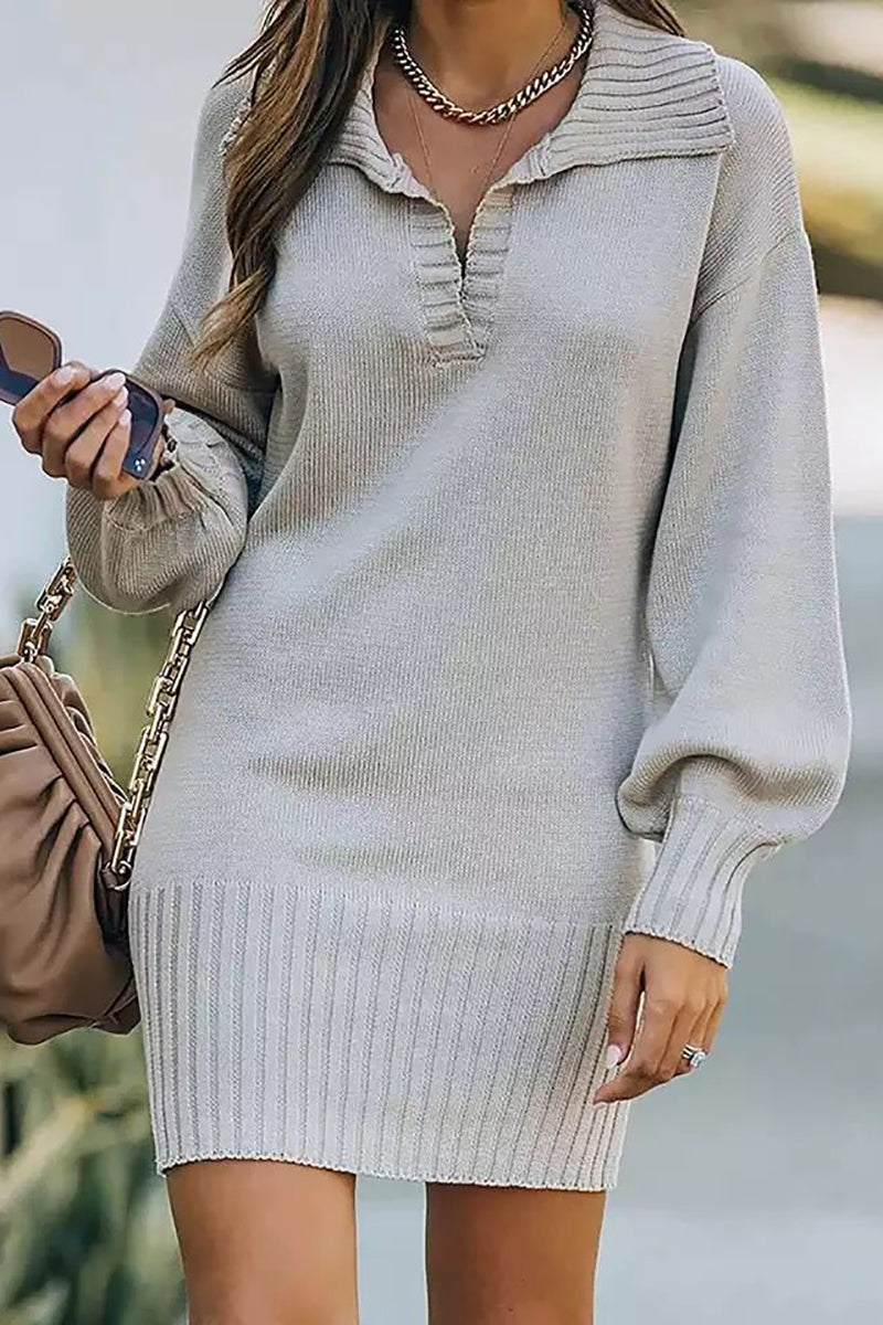 Tavern Nights Polo Sweater Dress