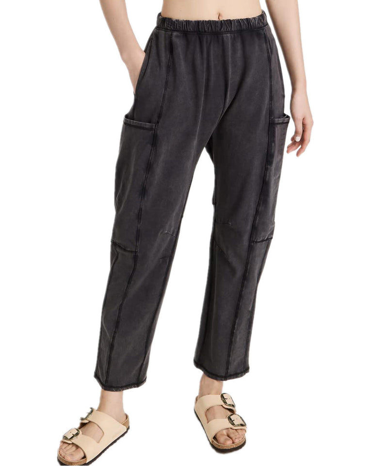 Casual Elastic High Waist Loose Trouser