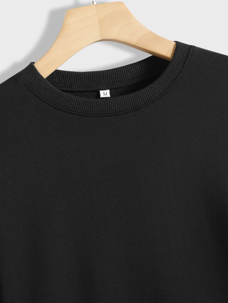 Casual Long Sleeve O-Neck Printed Sweatshirt