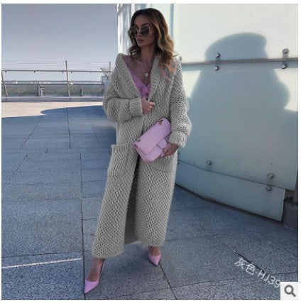 Long Sleeve Thick Solid Color Oversize Jacket Outerwear