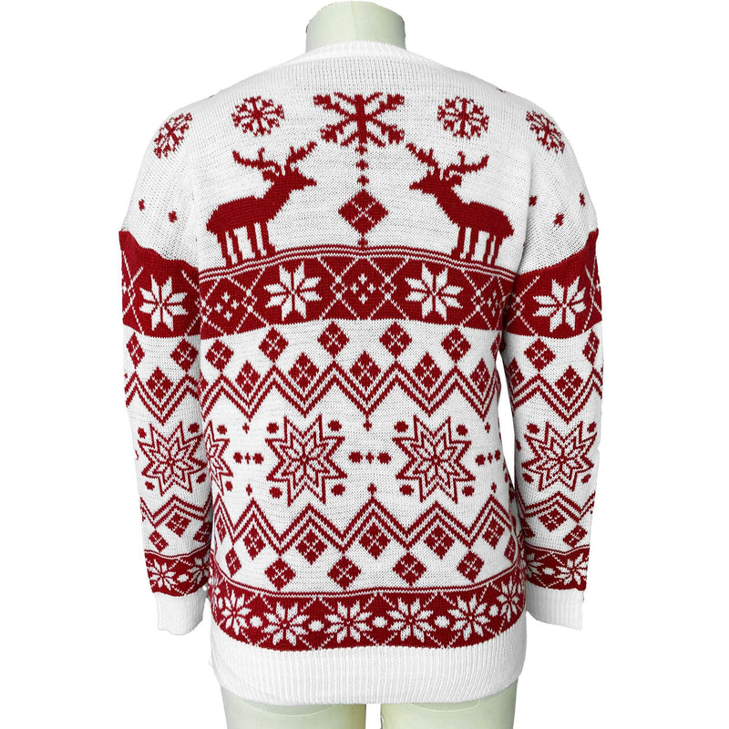 Long Sleeve Knitted Xmas Sweater