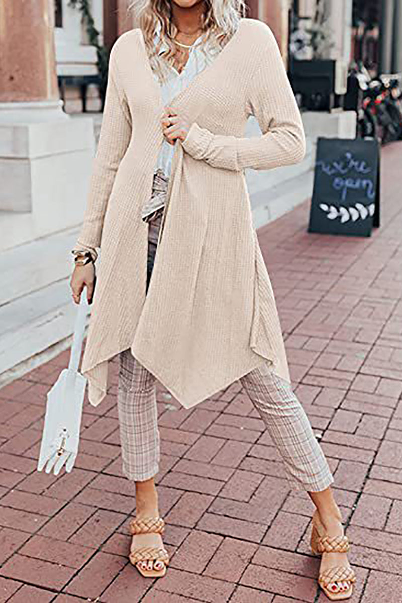 Irregular Open Cardigan