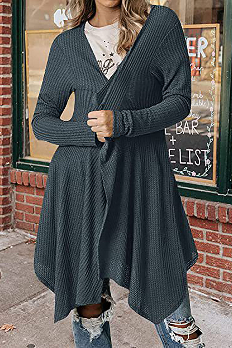 Irregular Open Cardigan