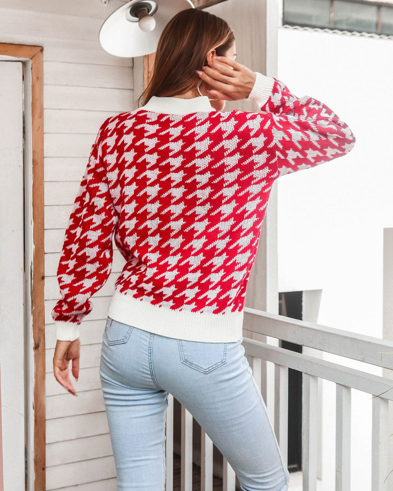 Casual Round Neck Pullover Sweater