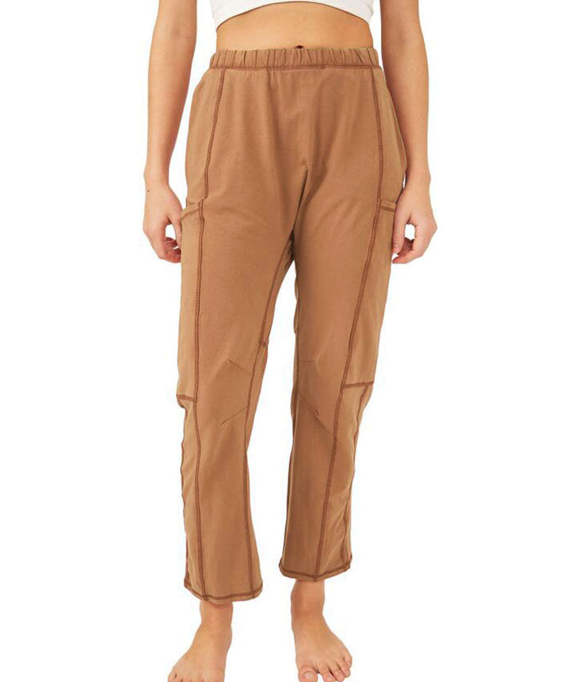 Casual Elastic High Waist Loose Trouser