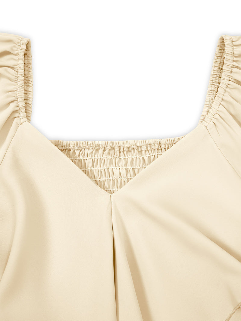 Casual Cross V-Neck Short Sleeve Wrap Solid Mini Dress
