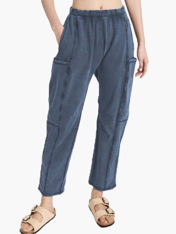 Women's Pants Loose Pocket Zipper Casual Pants