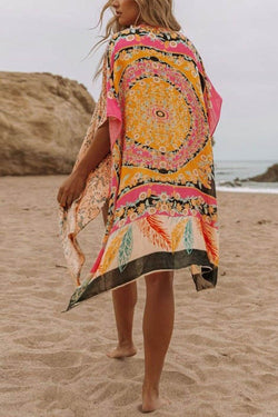 Mix Print Kimono