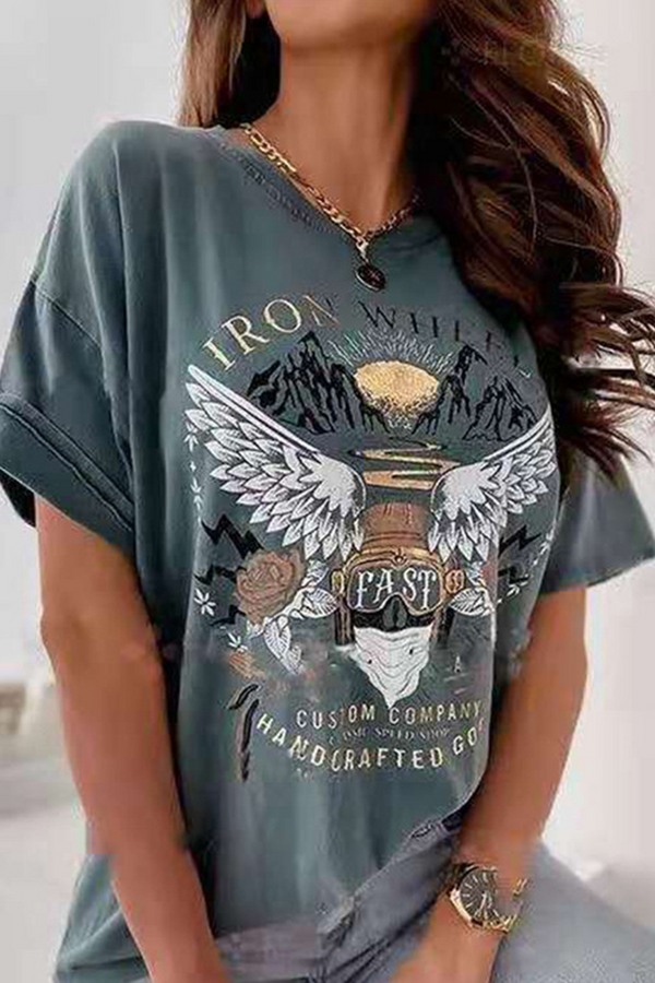 Rock In Roll Eagle T Shirt