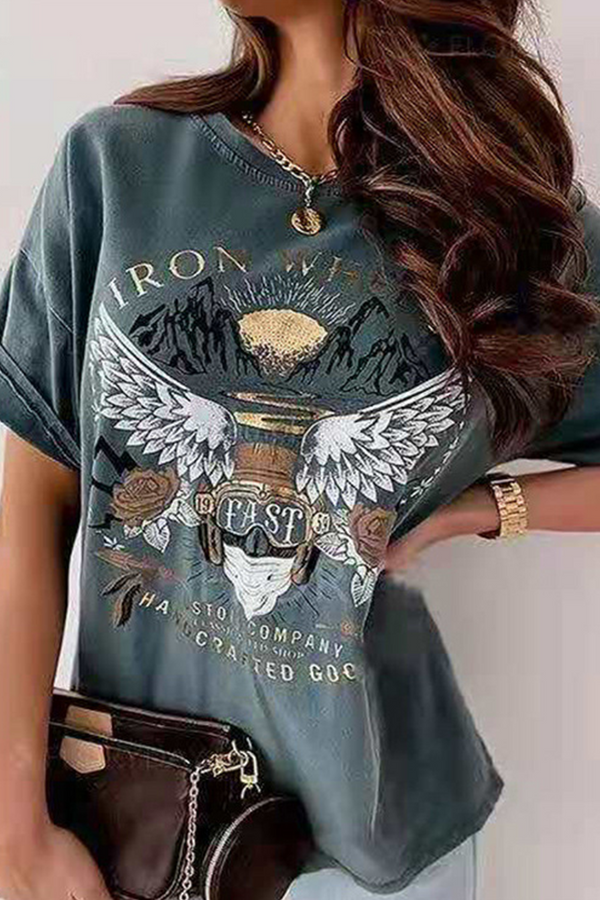 Rock In Roll Eagle T Shirt