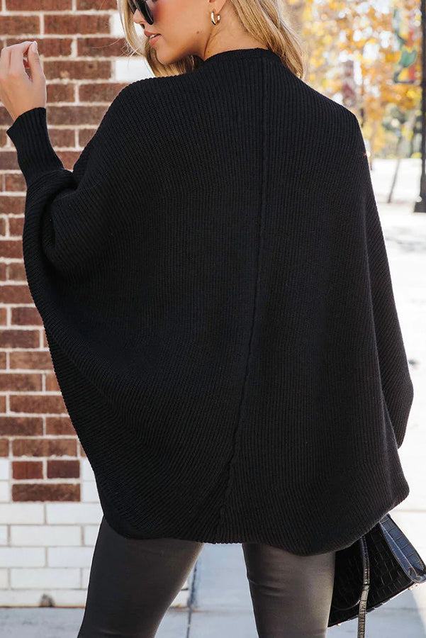 City Girl Knit Dolman Sleeve Cardigan