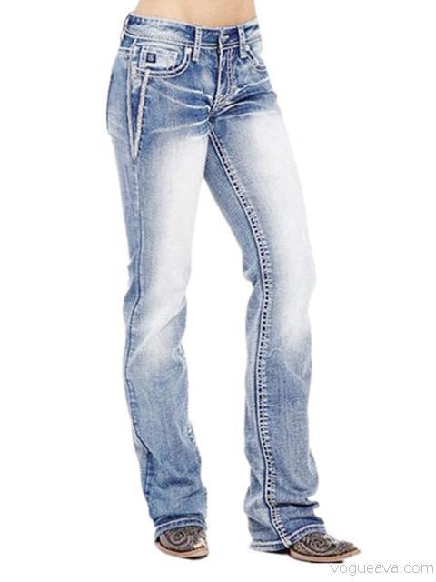 American Flag Stretch Washed Jeans