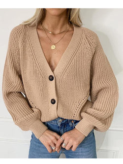 Long Sleeve Knitted Cardigans Sweater