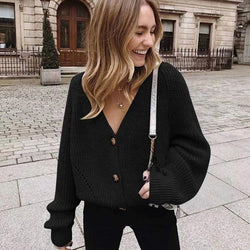 Long Sleeve Knitted Cardigans Sweater