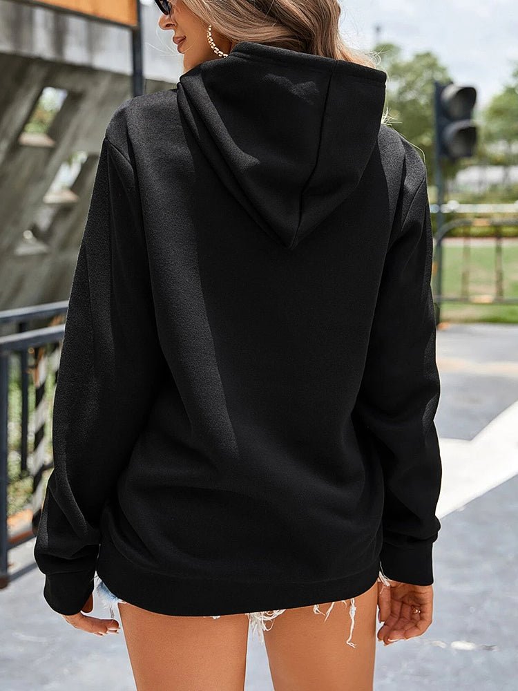 Women¡¯s Tops Hooded Long Sleeve Printed Sweatshirt Hoodie